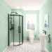Hydropanel Shower Wall Panelling Mint Green Gloss 600mm wide